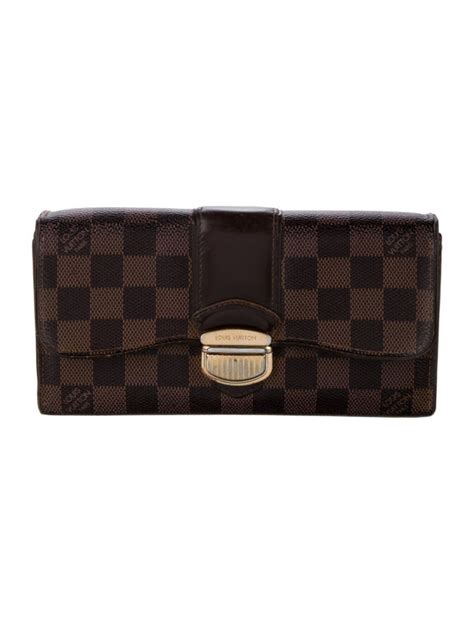 lv sistina wallet|Damier Ebene Pattern Coated Canvas Sistina Wallet .